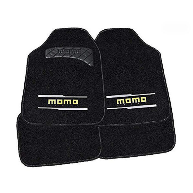 Car Floor Mat Set Momo 005 Universal Black/Grey (4 pcs) WOOLF_ID