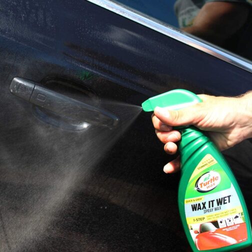 Turtle Wax Wax It Wet Liquid Car Spray Wax Easy to Use Detailer 2 x 500ml