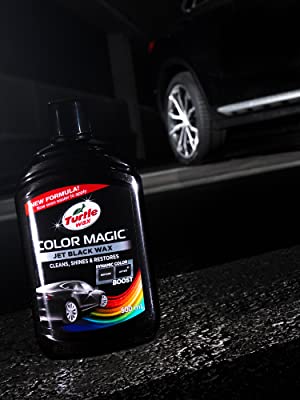 Turtle Wax Color Magic Black Car Polish Cleans, Shines and Restores 500ml