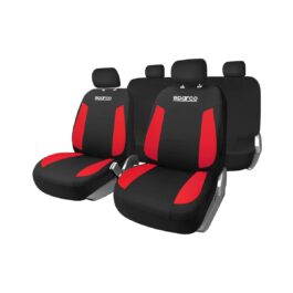 SPARCO Seat Covers Strada (Black & Red)
