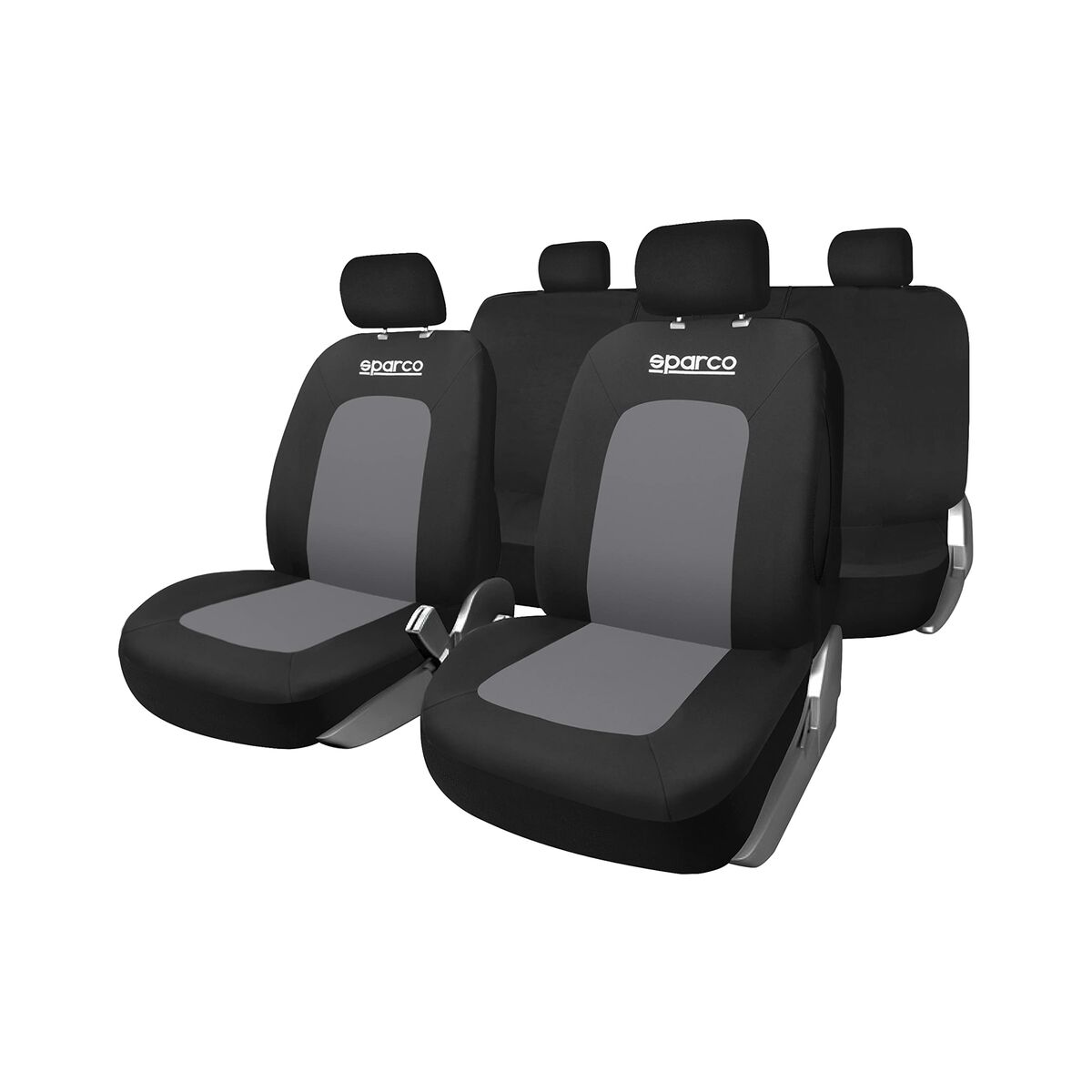 SPARCO Seat Covers Sport (Black & Grey)