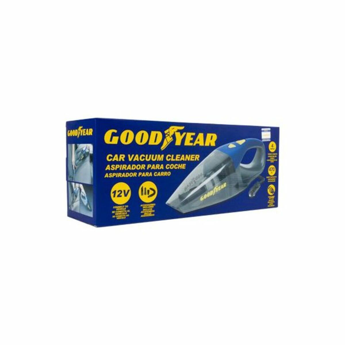 GOODYEAR Portable Vacuum Cleaner (90W – 12v)